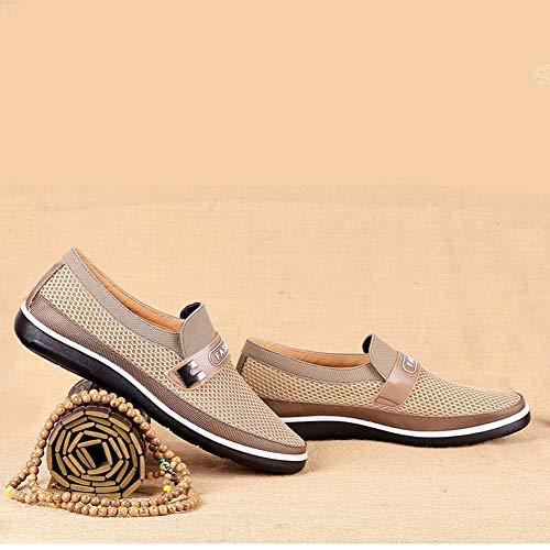 Mens Casual Mesh Loafers Summer Breathable Lightweight Walking Shoes Comfortable Outdoor Driving Travel Stylish Shoes 5