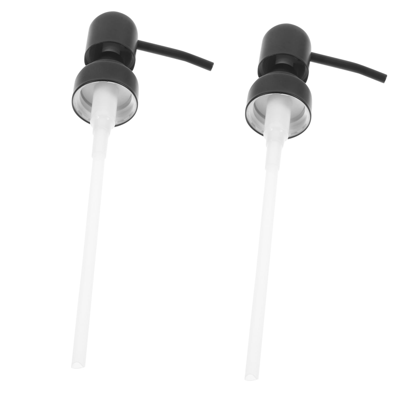 VICASKY 4sets Plastic Stainless Steel Pump Head Lotion Bottle Soap Dispenser Shampoo Bottle 2pcs*4