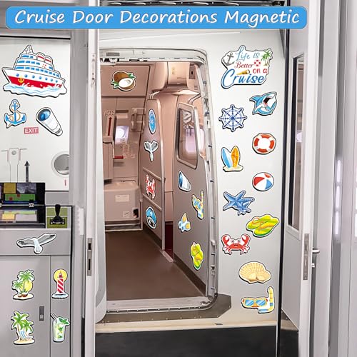 Decoraciones Magnéticas para Puerta Cruise 23 Piezas miniatura 5