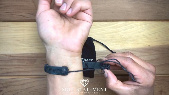 Pulsera de Cuero para Hombre con Amuleto Ojo Turco miniatura 7