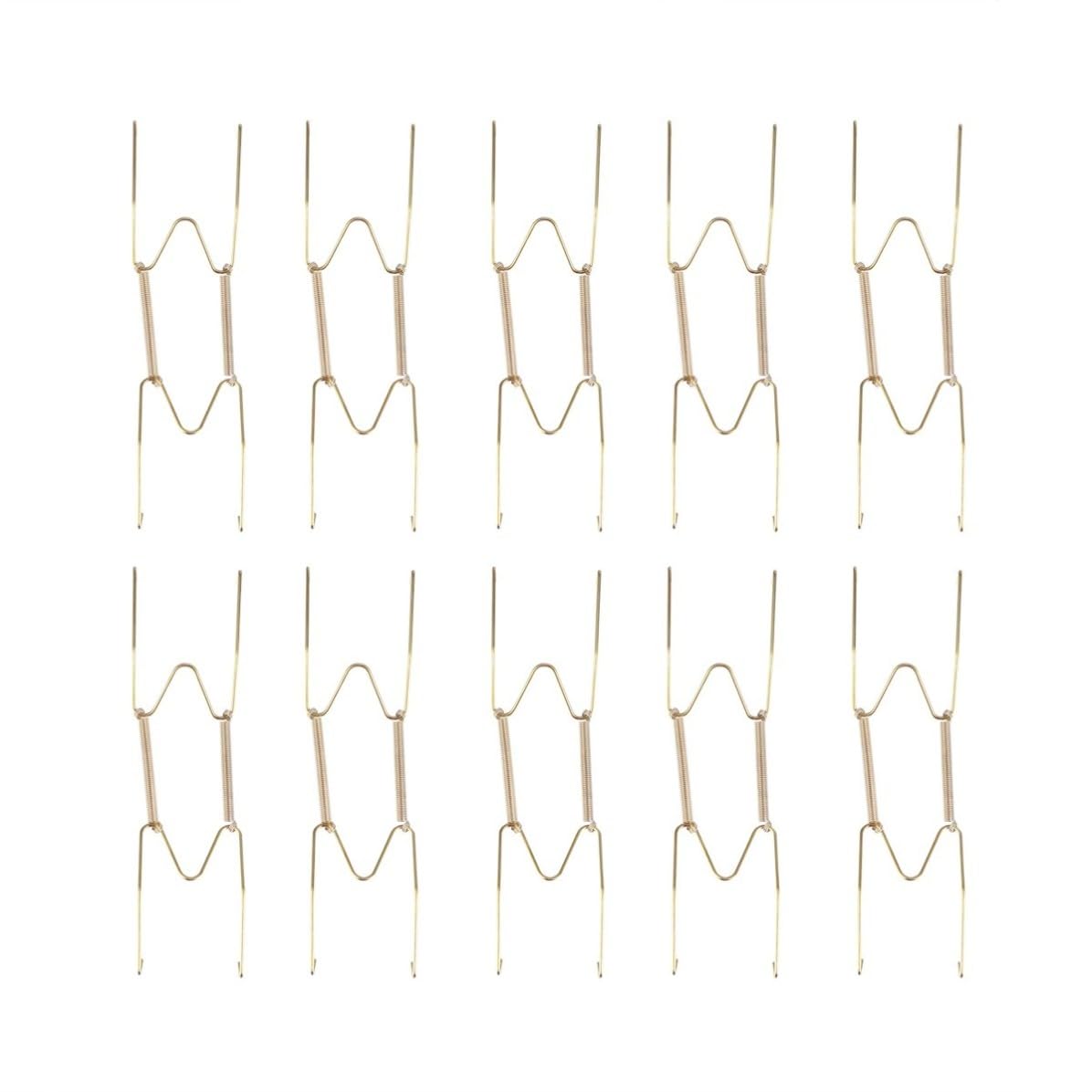 Colgadores de platos para pared invisibles de acero inoxidable y almacenamiento ligero 10 unidades