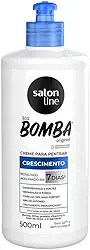 Salon Line, Creme de Pentear, SOS Bomba Original, Crescimento, Não Vegano - Para Todos os Tipos de Cabelos, 500ml