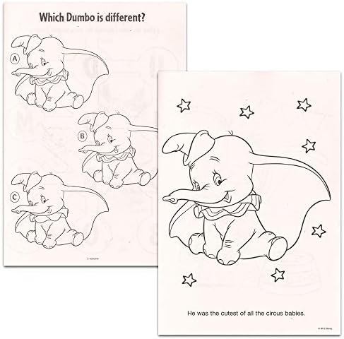 Amazon Co Jp ディズニー ダンボ ぬりえ帳セット ダンボ ぬり絵 プレイパック タトゥー ステッカー ダンボ パーティー用品 文房具 オフィス用品