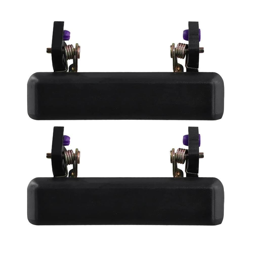 SXQPOCAR 1Pair Set Car Outside Exterior Door Handles Black Left Right for Suzuki Samurai 1986-1995 Replacement Parts
