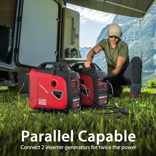 Image of PowerSmart 2500-Watt Portable Inverter Generator, Quiet for Camping