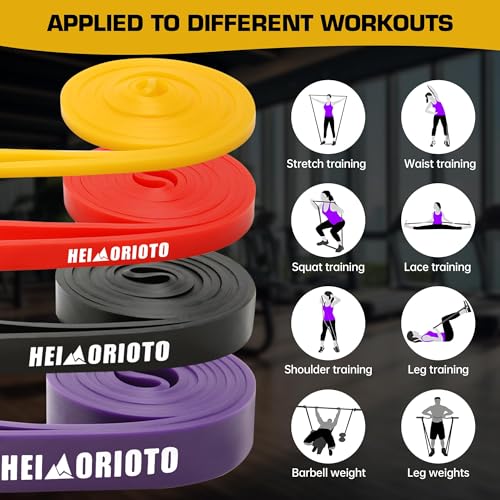 Resistance Bands, Pull Up Assistance for Men/Women, Exercise Bands, Workout Bands for Body Stretching, Physical Therapy, Muscle Training - Image 6