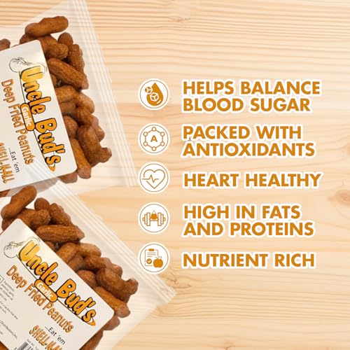 Image of Uncle Bud's Deep Fried Peanuts, Garlic Flavor - 2 Pack