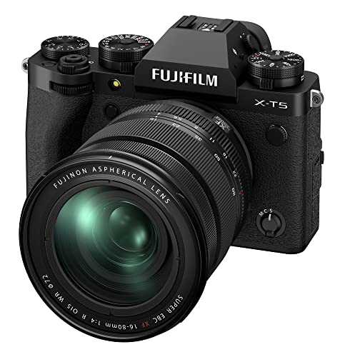 Fujifilm X-T5 Mirrorless Digital Camera Xf16-80Mm Lens Kit - Black #TOP1