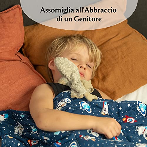 Ella Coperte Ponderate Bambini 3,2kg 100x150cm