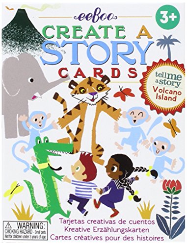 eeBoo Create a Story (Tell Me a Story) Volcano Island