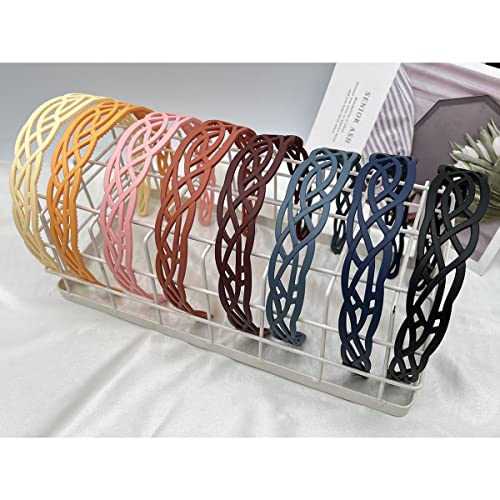 Springtime 6Pcs Wide Plastic Headbands For Women Fashion Hair Bands With Teeth For Girls Thick Hair Hoops Hair Accessories #TOP7