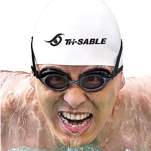 SABLE Swim Goggles for Unisex Adult Youth, Clear Vision No Distortion No Leaking Waterproof Anti-UV Anti-Fog