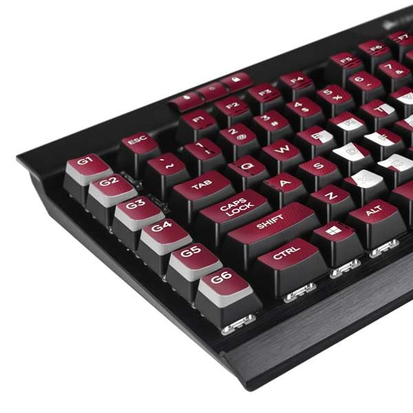 Skin para teclado K95 RGB Platinum Skinit color Maroon miniatura 2