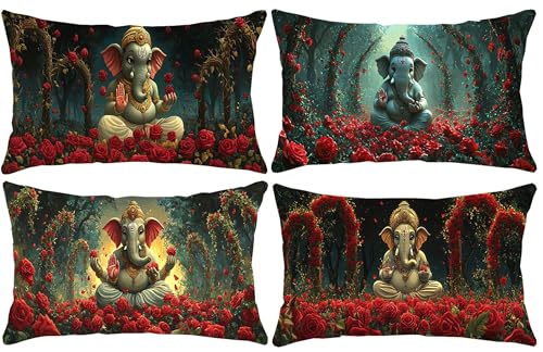 �N�b�V�����J�o�[ 4���Z�b�g �o���� ���������N�b�V�����J�o�[ 40x80cm�A�����` �A�E�g�h�A �z�[���f�R �_�� �J�E�` �N�b�V�����P�[�X ���� ���� �k�� ������� �\�t�@�w���� �B���W�b�p�[ ���� �l�G�ʗp ���z�c�J�o�[ z-566