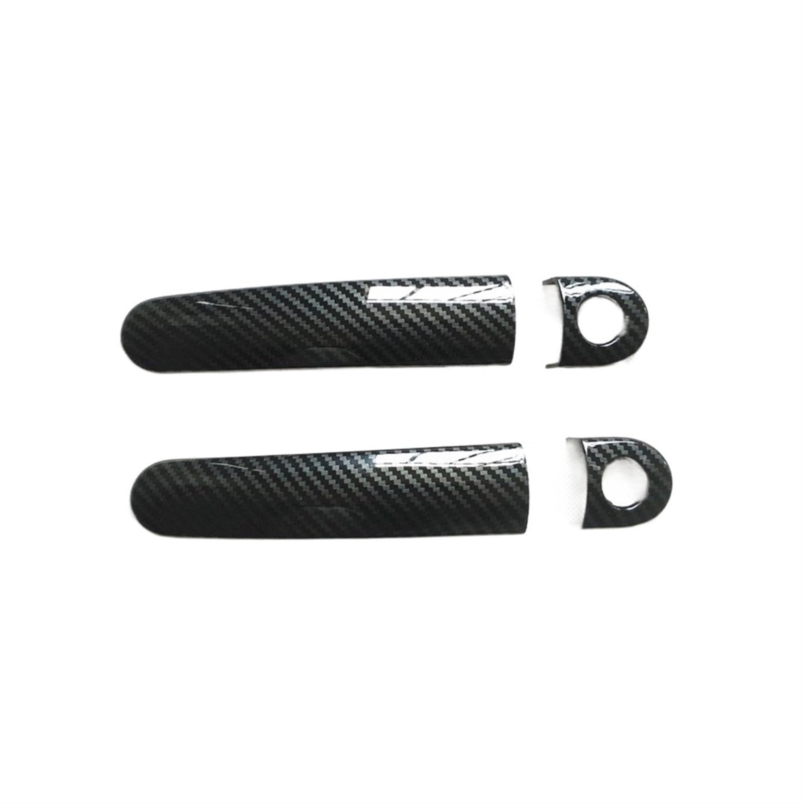 Drezzo 2 Car Exterior Door Handle For Vw For Polo For Mk4 For Mk5 6R Door Handle Cover Trim Handles Covers Plastic(2)