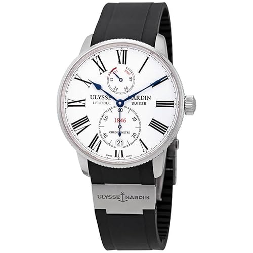 Ulysse Nardin Marine Torpilleur White Dial Automatic Men's Watch 1183-310-3/40