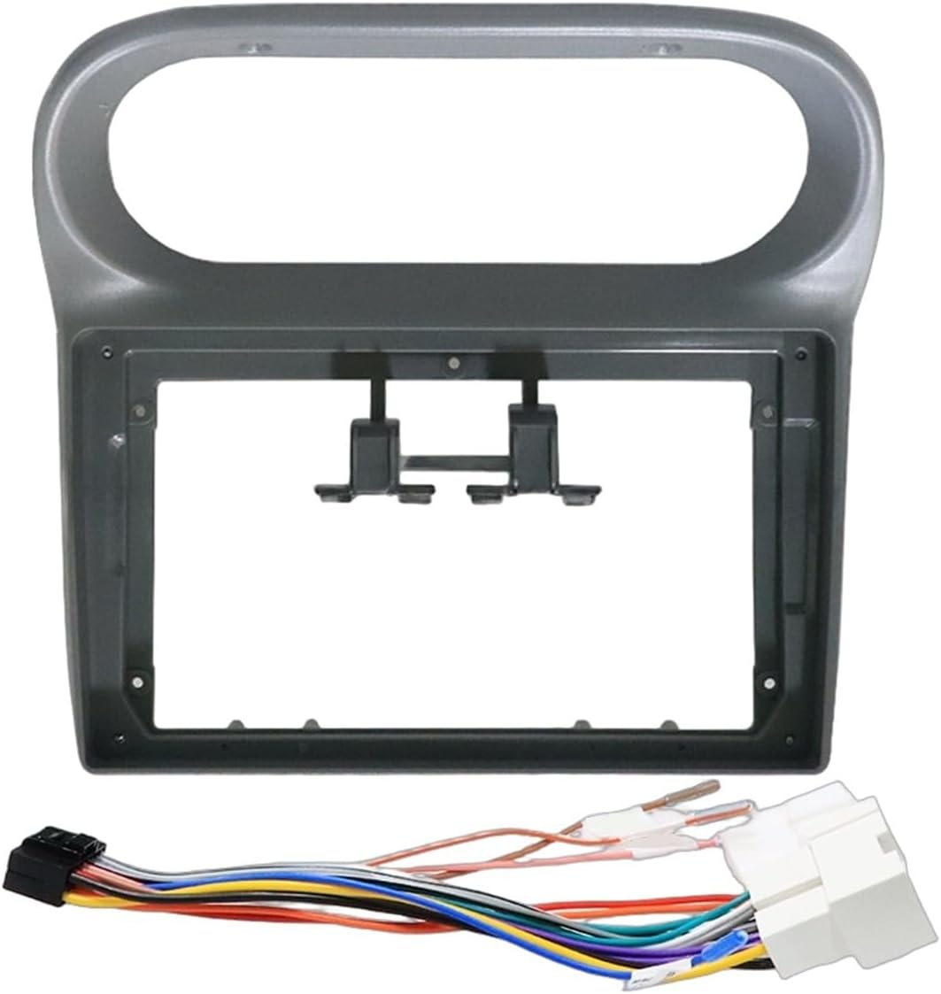 Car Radio Frame 2005-2013 Fit for Renault Twingo Audio DVD Face Frame Android Navigation Large Screen Panel Power Cord Durable