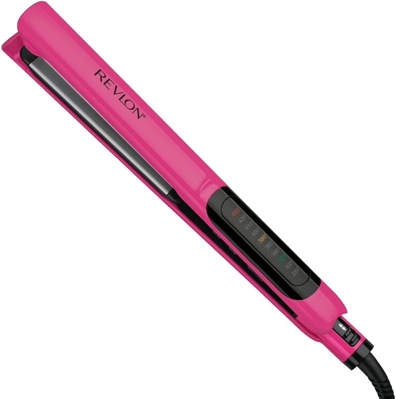 Smooth Brilliance Ceramic Hair Flat Iron | Smooth Glide and Ultra-Sleek Sylas, (1 in) | 3X Ceramic Tourmaline Coating for Less Frizz, Smooth Glide, Sleek Style or Loose Waves