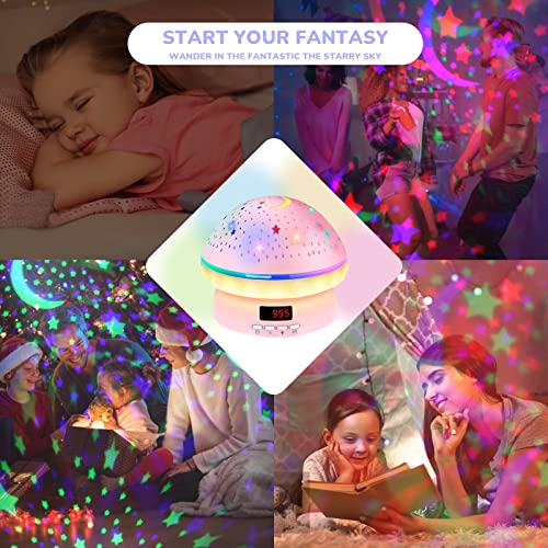 Toys For 3-8 Year Old Girls Boys, Timer Rotation Star Night Light Projector Kids Twinkle Lights, 2-9 Year Olds Kids Gifts Kawaii Birthday Easter Gifts For Kids,Gift For Teen Toddler Baby Girls Boys #TOP5
