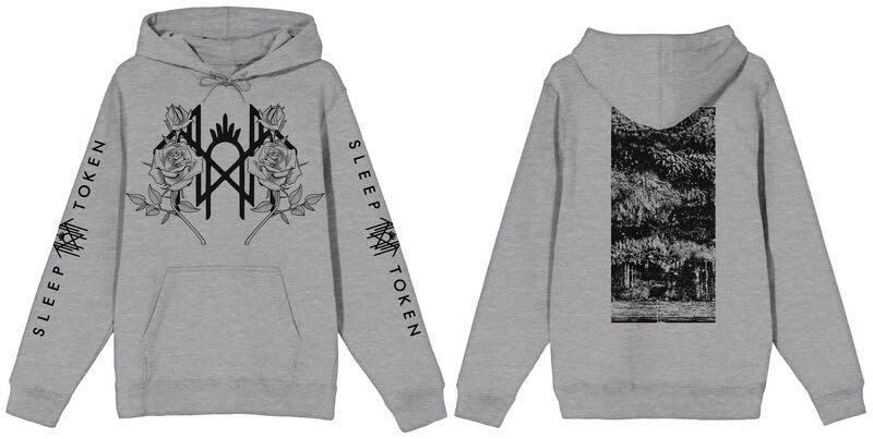 Sleep Token 2025 Arcadia Ath Männer Kapuzenpullover grau Band-Merch, Bands