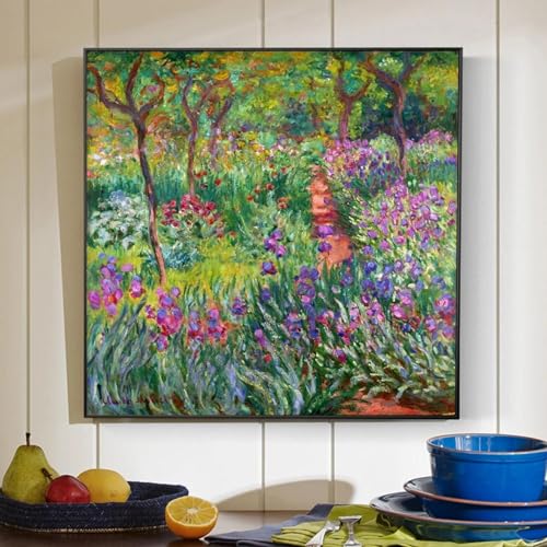 Reproductions Fleurs dans Le Jardin Monet pour une Ambiance Poétique et Sérénité