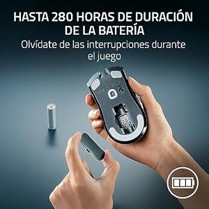 Razer Viper V3 HyperSpeed – Ratón inalámbrico para esports (Sensor óptico Focus Pro 30K, Hasta 280 horas de duración batería, Interruptores mecánicos de ratón Gen-2, Verdadero sondeo de 4000 Hz) Negro