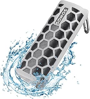 Seracle Flexible Carrying Case Protect Pouch Sleeve Protector Cover Travelling Case for Sonos Roam Wireless Bluetooth Speaker (Gray)