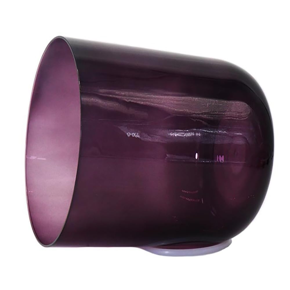 Campana tibetana in Cristallo Purple Alchemist, Campana tibetana al Quarzo, Oggetti di Scena per la Meditazione, alleviare l'ansia da Fatica, per Principianti e Professionisti (Colore: 7 pol