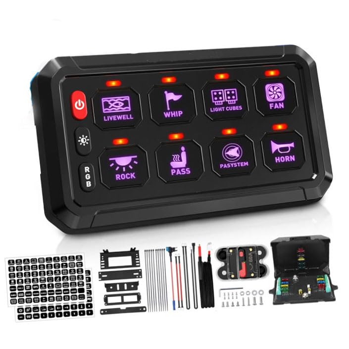 Panneau tactile installation simple en ABS pour tableau de bord auto