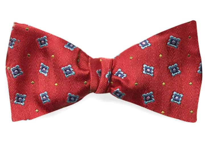Papillon à nouer rouge en pure soie Illogico taille unique