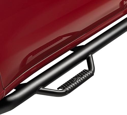 N-Fab Nerf Steps Negro texturizado, longitud de la cabina C9280CC-TX Se adapta a todas las camas ChevroletGMC 2500 3500 Crew Cab 1992-2000, SRW