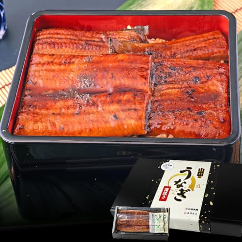 うなぎ 鹿児島県産 2尾 ギフトBOX入 125gx2 化粧箱入 国産 蒲焼き 長焼き 無投薬 焼き上げ 無頭 2本
