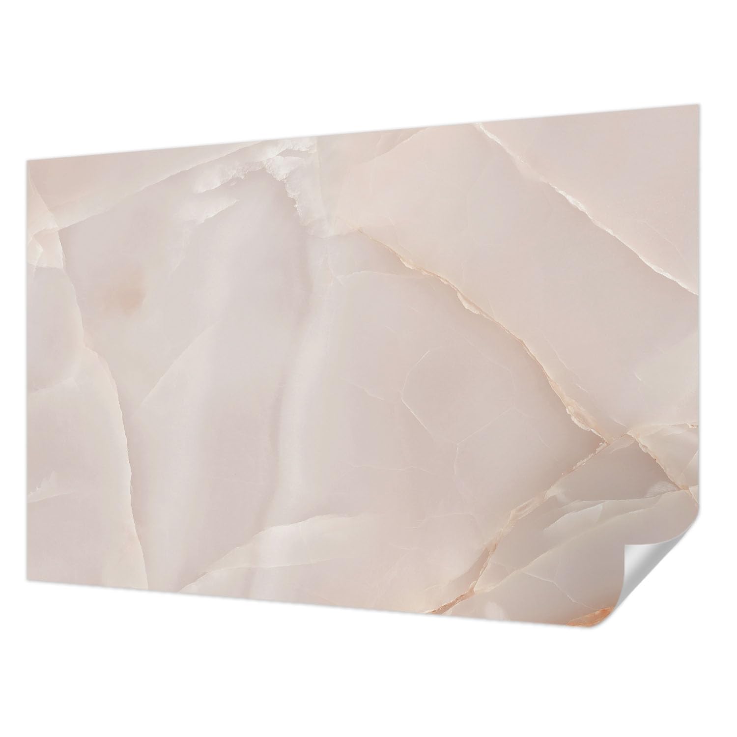 Décor mural adhésif résistant aux taches Tulup marbre rose