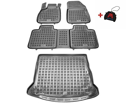 Ensemble de Tapis de Sol et Tapis pour Renault Espace V Version 5 Places, Version à 7 Places (troisième rangée de sièges repliée), Année: 2014 Cover