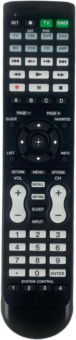 Universal Replacement Learning Remote Control Fit for RM-VLZ620 for Sony LED TV