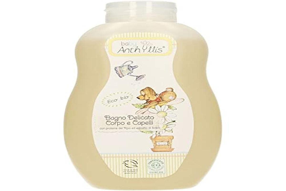 ANTHYLLIS BABY Delikatny płyn do kąpieli i szampon 2w1, 400ml