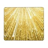 Trouvez les bonnes dimensions pour vous : répondant à différentes préférences, le tapis doré brillant est disponible en tailles allant de compact 18 x 22 cm à spacieux 25 x 30 cm. L'épaisseur constante de 3 mm dans toutes les tailles fait de ce tapis de plusieurs tailles un choix confortable et pratique pour tout bureau