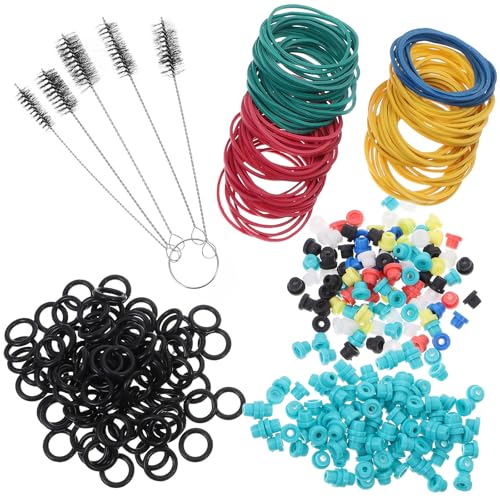 Kit de bandas elásticas verdes y silicona para un taller seguro y sin imprevistos