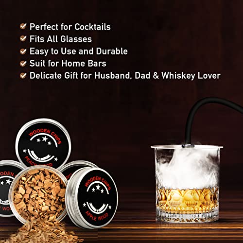 Getohan Cocktail Smoker Kit, Smoking Gun Drink And Food Smoker Old Fashioned Smoking Kit Infuse Cocktail Whiskey Bourbon With Disk Lid And Wood Chips Gifts For Cocktail Lovers thumb #2