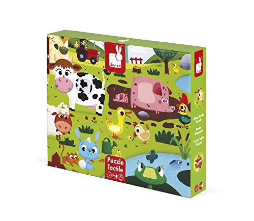 Puzzle Tattile Gli Animali della Fattoria - 20 pezzi - 12