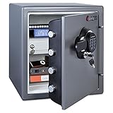 Sentry Safe SFW123GDC Electronic Fire Safe 1.23 ft3 16 3/8w x 19 3/8d x 17 7/8h Gunmetal Gray