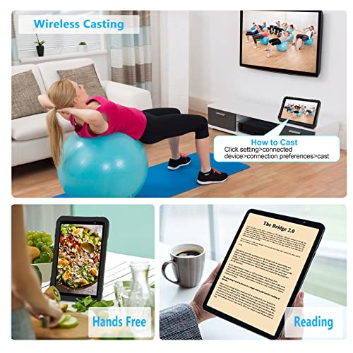 Image of 2026 Tablet 10 inch Android 13 Tablets 14GB+128GB+1TB Expand, 8000mAh Octa-Core Eletronic Tablet with Drop-Proof Case, Gemini AI, HD IPS Display, GPS, 5G WiFi,Split-Screen, Widevine L1 -Gray
