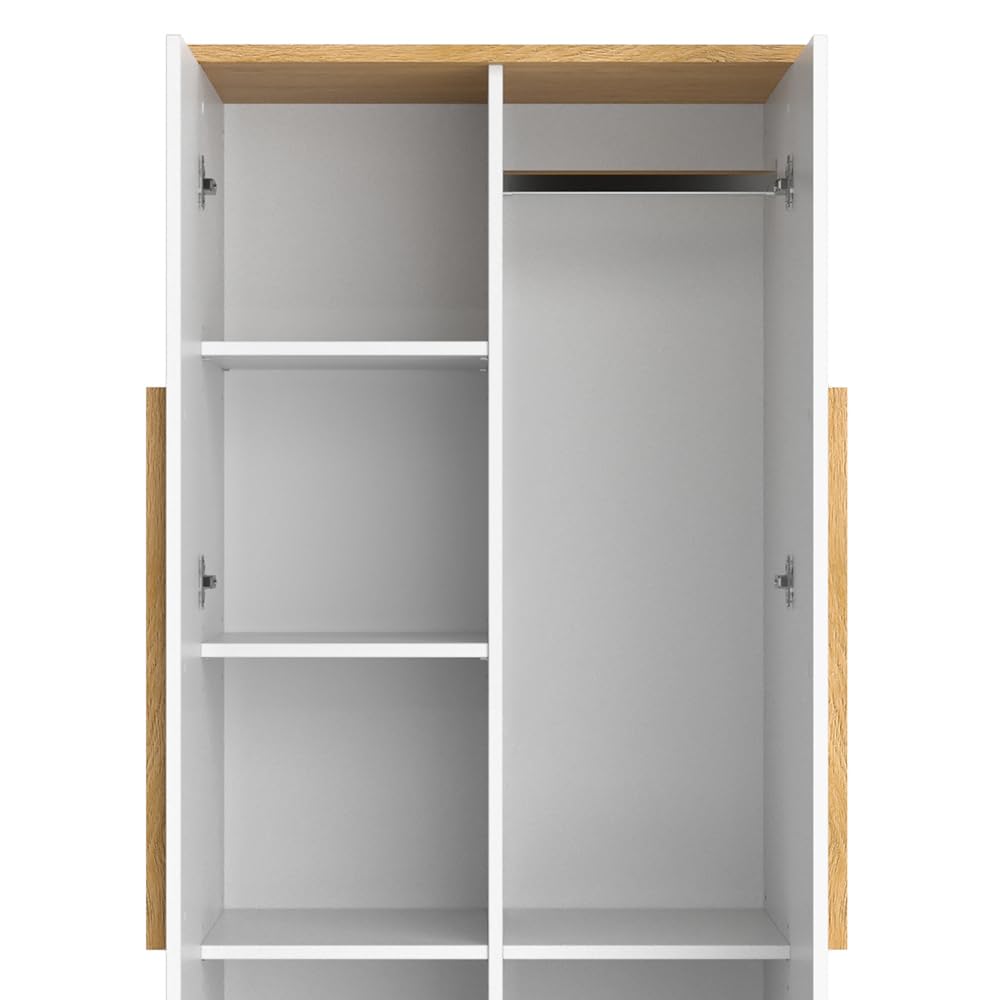 VitaliSpa Guardaroba bambini Malia Bianco 70x186.8 cm