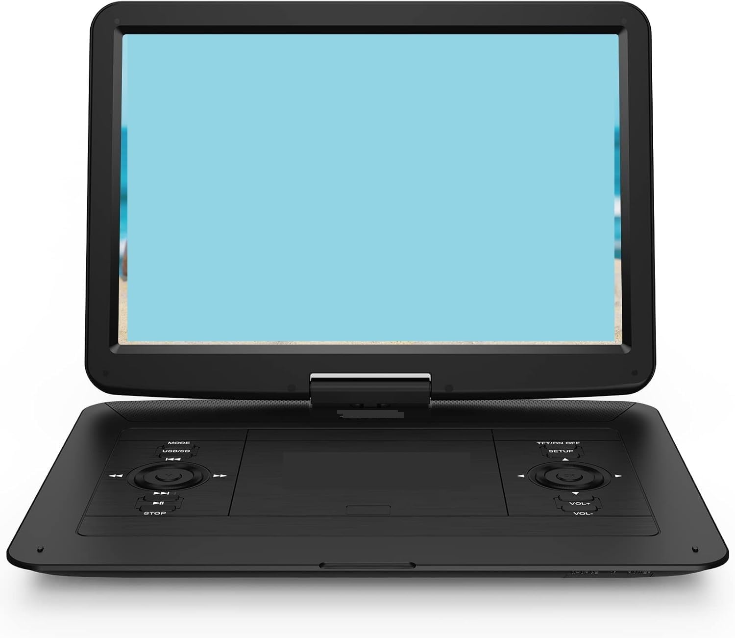 Lettore DVD Portatile, Lettore DVD portatile da 17,9" con schermo girevole HD 15,6"