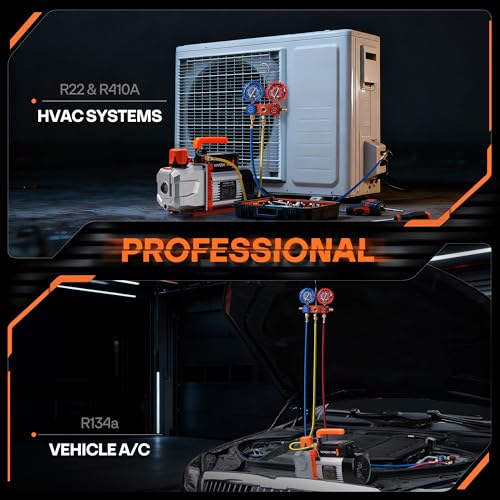 Kit bomba de vacío y manómetro 1/2 HP VG Series miniatura 3