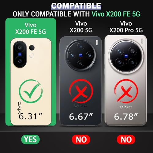 Image of TheGiftKart Crystal Clear Back Cover Case for Vivo X200 FE 5G | Shock Proof 360 Protection | Hard Clear Back Cover Case for Vivo X200 FE 5G (PC & TPU, Transparent Bumper)