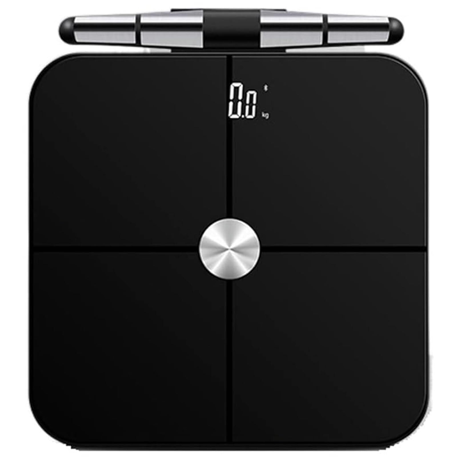 GFJHdfhE Scales for Body Weight, Battery Powered Bathroom Scale Electronic Digital Weight Multifunction High Precision Sensors(Black)