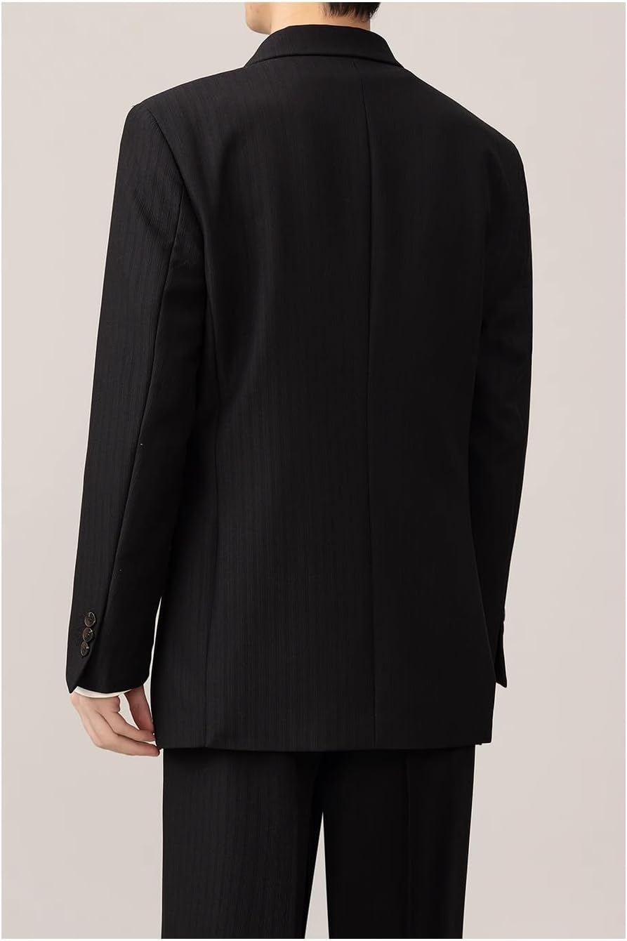 Mens Suit Jacket Slim Fit Blazer for Men Business Casual Spring Autumn Long Sleeves Coats