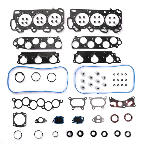 Image of KAX Engine Cylinder Head Gasket Set Compatible with Honda Odyssey 2005-2010, Pilot 2005-2008 3.5L, Acura MDX 2003-2006, Head Gasket Kit, OE# HS26265PT-5, HS54578A