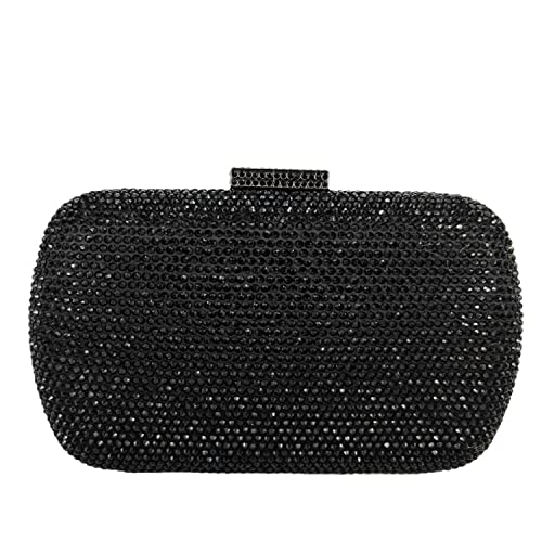 Image of Boutique De FGG Mini Rhinestone Clutch Purse,Evening Bags and Clutches for Women Formal,Crystal Clutch Bag Wedding Handbags